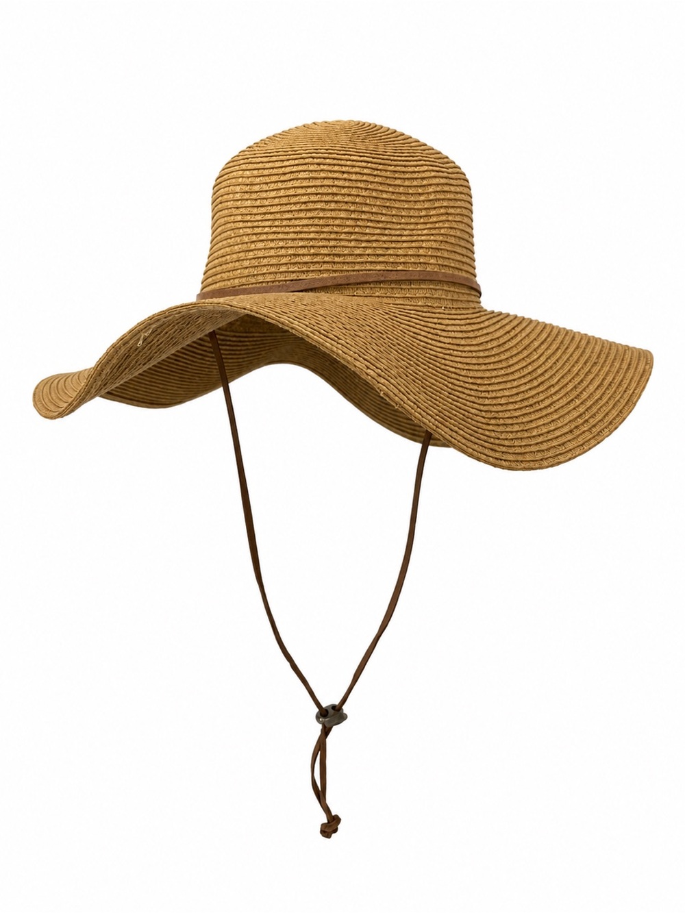 Banana Republic Women's Wide-Brim Straw Hat in Camel